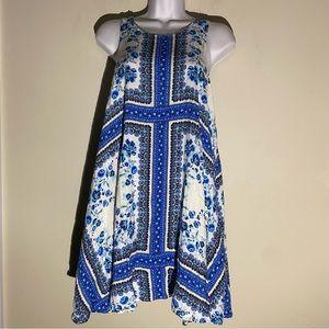 Taylor and Sage Floral Bandana Print Sleeveless Dress